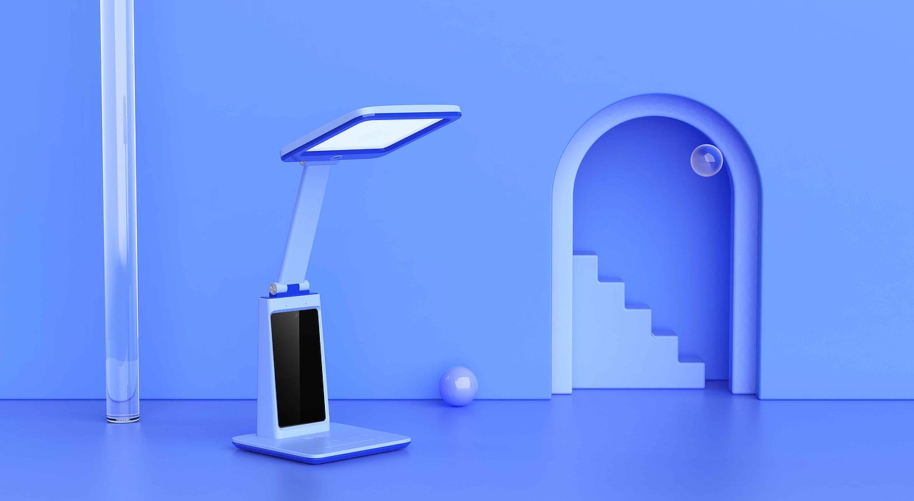 儿童智能读写台灯设计（图ZMzExMjg3NjM2） - 电子产品 - 站酷设计师艾佳工业设计原创素材 - 站酷ZCOOL