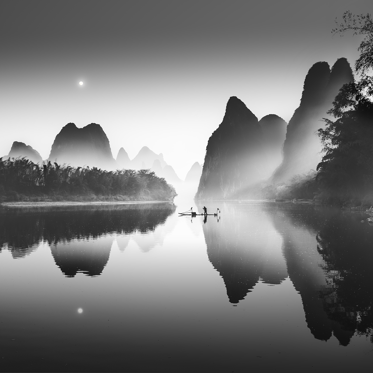 桂林大河｜禅意山水黑白摄影作品集（收藏级）（图ZMzQ0MDY2NjYw） - 风光摄影 - 站酷设计师桂林大河原创素材 - 站酷ZCOOL