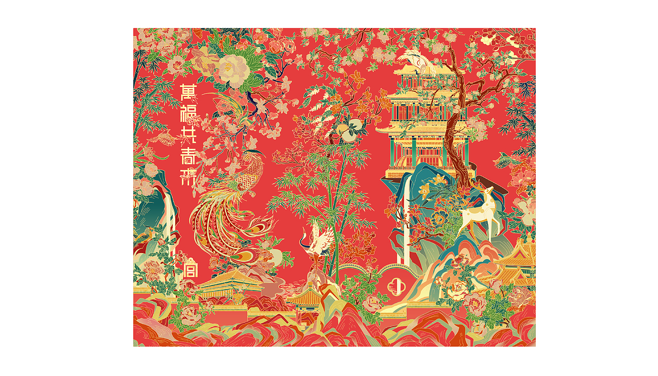 【文创产品】万福集庆主题-2022年故宫新年礼盒