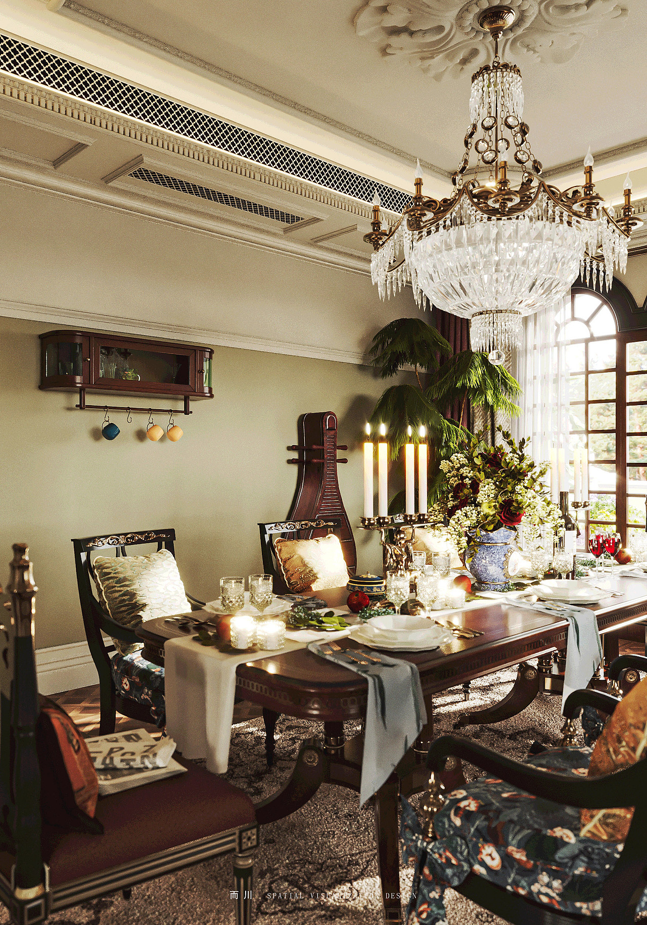 美式复古（贰） 丨 而川视觉（图ZMzM2NjgyNjA4） - 家装设计 - 站酷设计师而川视觉原创素材 - 站酷ZCOOL