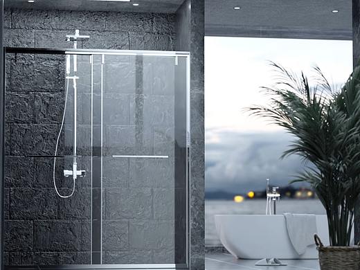 简艺空间淋浴房门