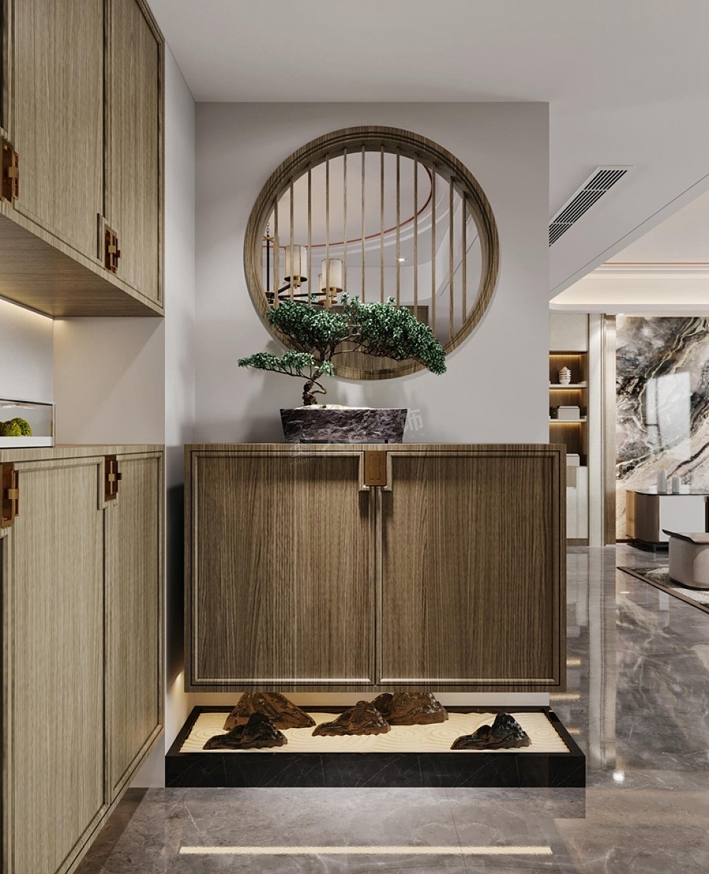 天古装饰大竹林洋房装修工地,天元道大平层设计方案（图ZMjQzMzIzNDM2） - 家装设计 - 站酷设计师重庆天古别墅设计原创素材 - 站酷ZCOOL