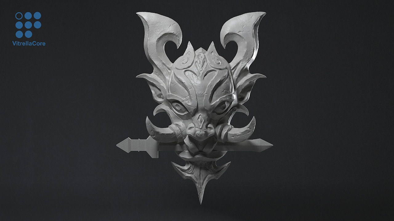 晶核3d建模作品兽头