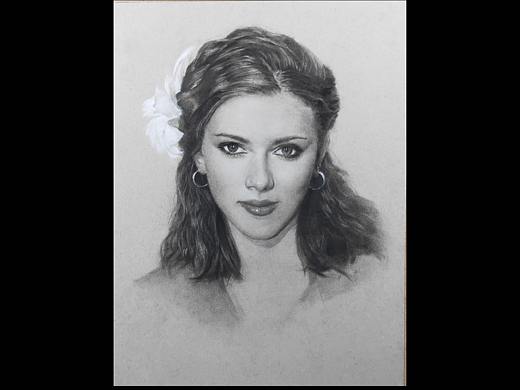 斯嘉丽约翰逊肖像