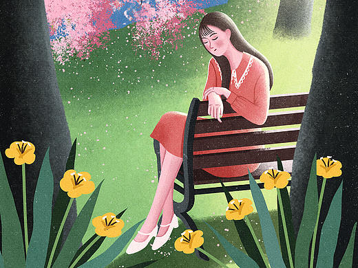 一個人的春天（個人主頁-ZNTI2NTYwOTY=） - 創(chuàng)作習作 - 站酷設計師紫蘇15原創(chuàng)素材 - 站酷ZCOOL