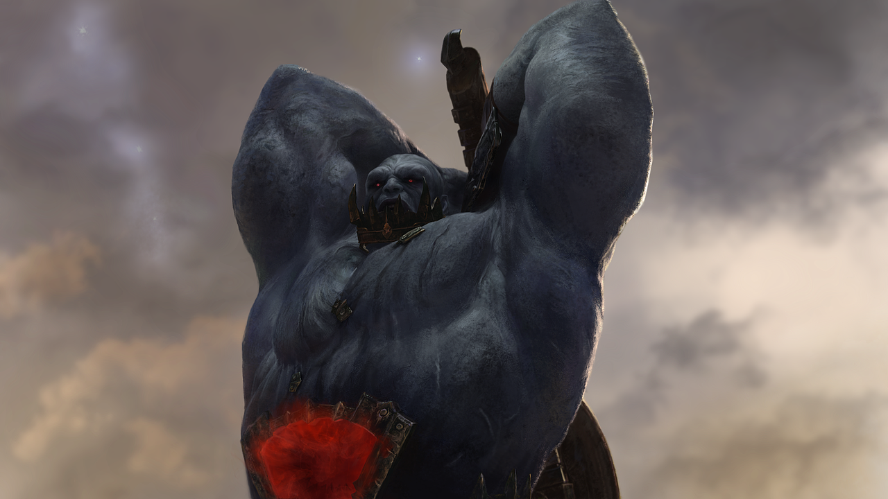 英雄联盟 lol 塞恩 厚涂（图ZMjg0OTYxOTk2） - 创作习作 - 站酷设计师填肠的酒原创素材 - 站酷ZCOOL