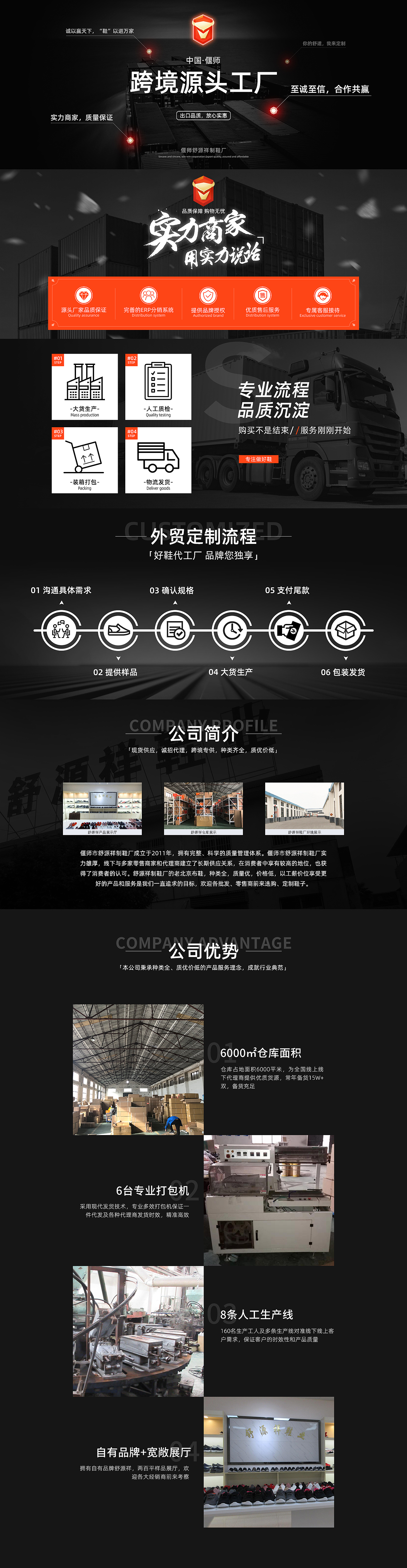 阿里巴巴工厂企业网站分销外贸跨境男女鞋黑色首页设计（图ZMjIxNDUzNTI4） - 电商 - 站酷设计师zzl420113789原创素材 - 站酷ZCOOL