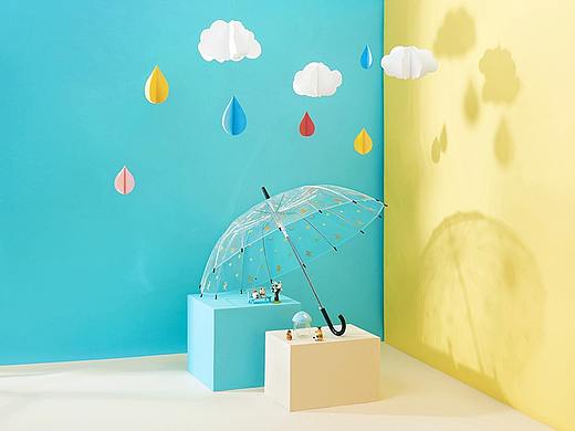 小清新雨伞