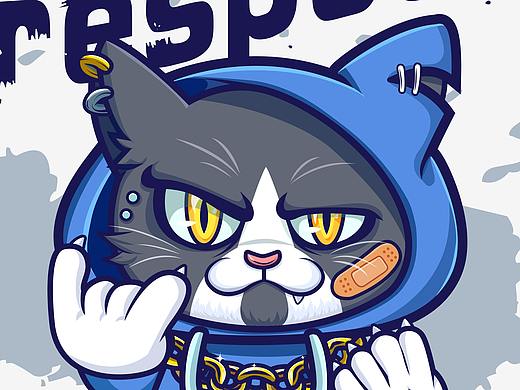 ip设计-自家小猫拟人化