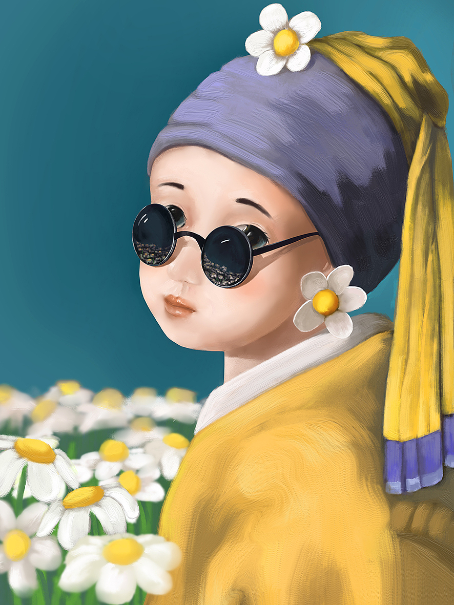 《Q版名画》（图ZMjQ1NTE5MTIw） - 商业插画 - 站酷设计师画先生空间站原创素材 - 站酷ZCOOL