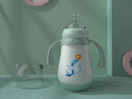 奶瓶场景建模渲染（个人主页-ZNDM3Mjk5Njg=） - 生活用品 - 站酷设计师大葛格的大葛格原创素材 - 站酷ZCOOL