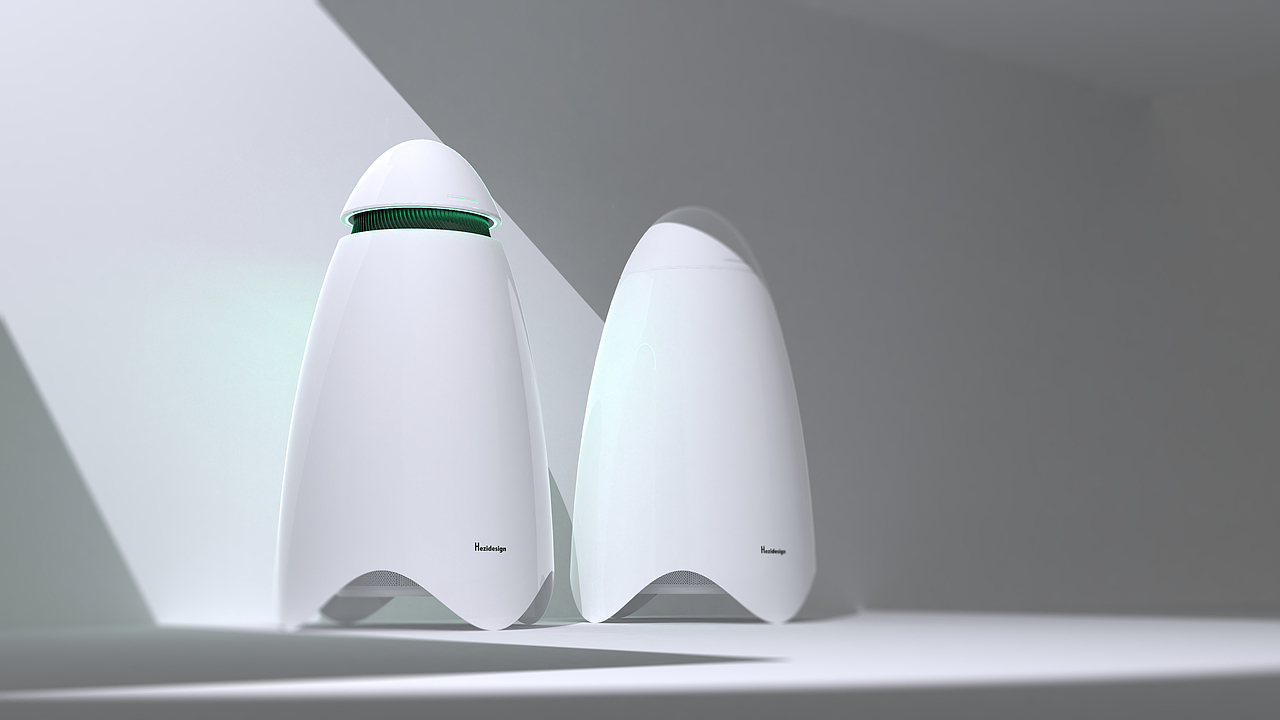 工业设计|蛋形空气净化器（图ZMjY2ODU0NTI0） - 电子产品 - 站酷设计师赫兹工业设计原创素材 - 站酷ZCOOL