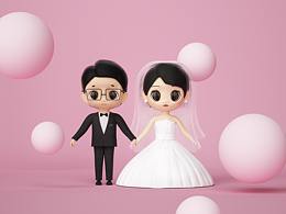 C4D-卡通玩偶、手办