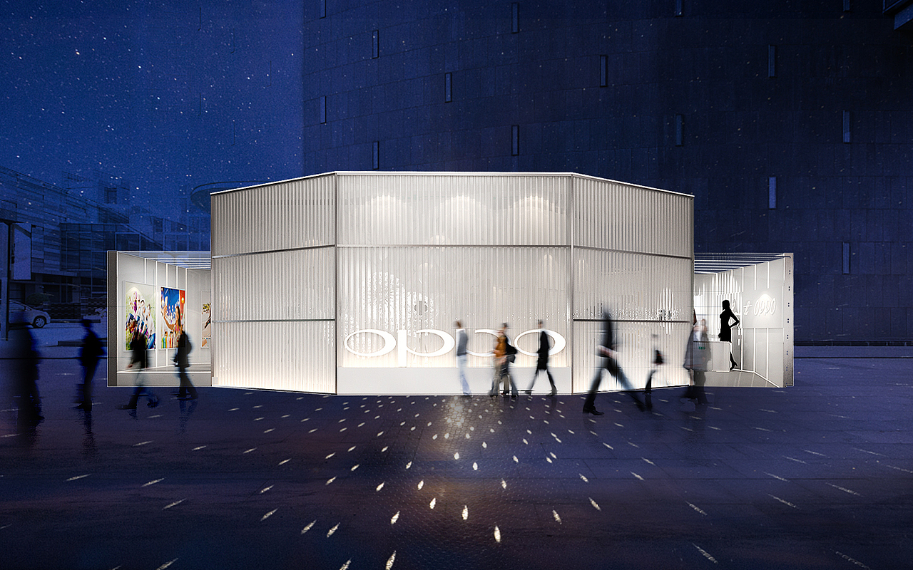 OPPO R11 POP-UP STORE（图ZMTQ4Njc5MjQ0） - 展陈设计 - 站酷设计师Brucelllf原创素材 - 站酷ZCOOL