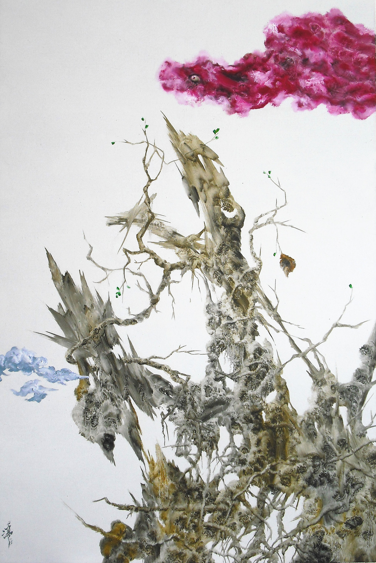 艺术青年艺术家王冰油画|纯艺术|绘画|用心感受你-r3601 - 原创作品