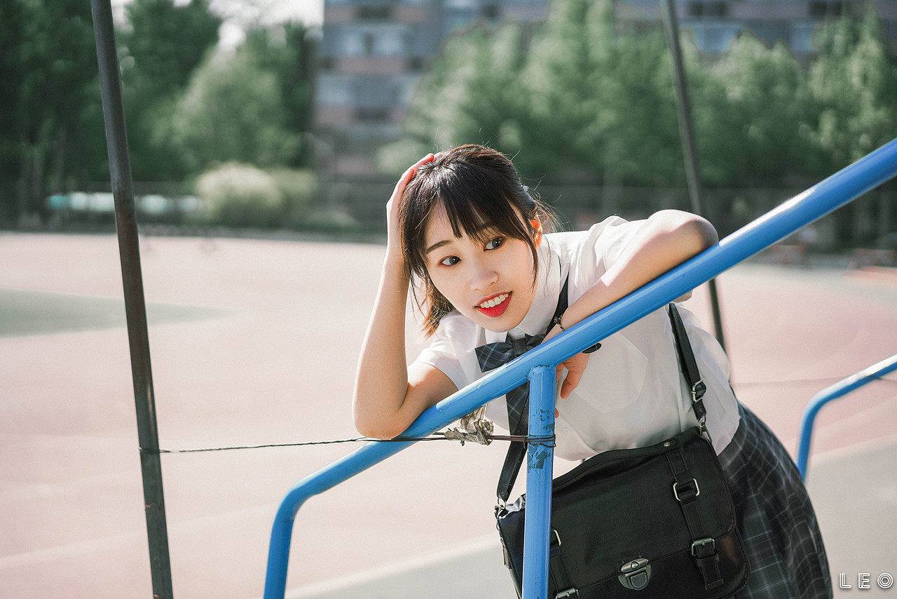 元气少女的jk春日（图ZMjU0MTUzMjI0） - 人像摄影 - 站酷设计师兰宁在路上原创素材 - 站酷ZCOOL