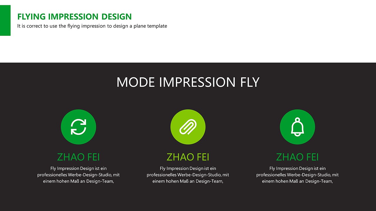 欧美风商务通用PPT模板