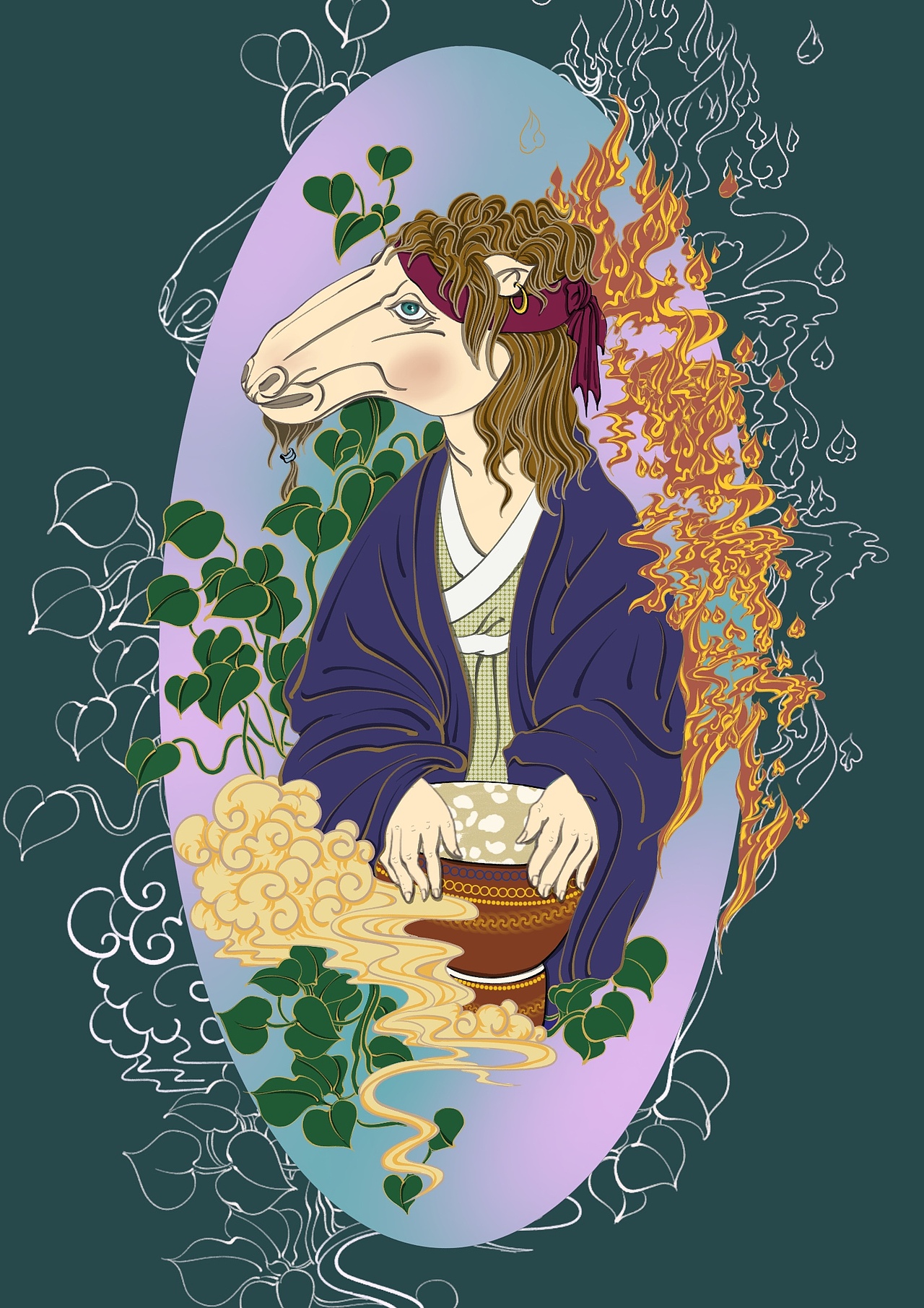 国潮《守岁神》 十二生肖（图ZMjM1ODgwMDcy） - 新锐潮流插画 - 站酷设计师PAOP0原创素材 - 站酷ZCOOL