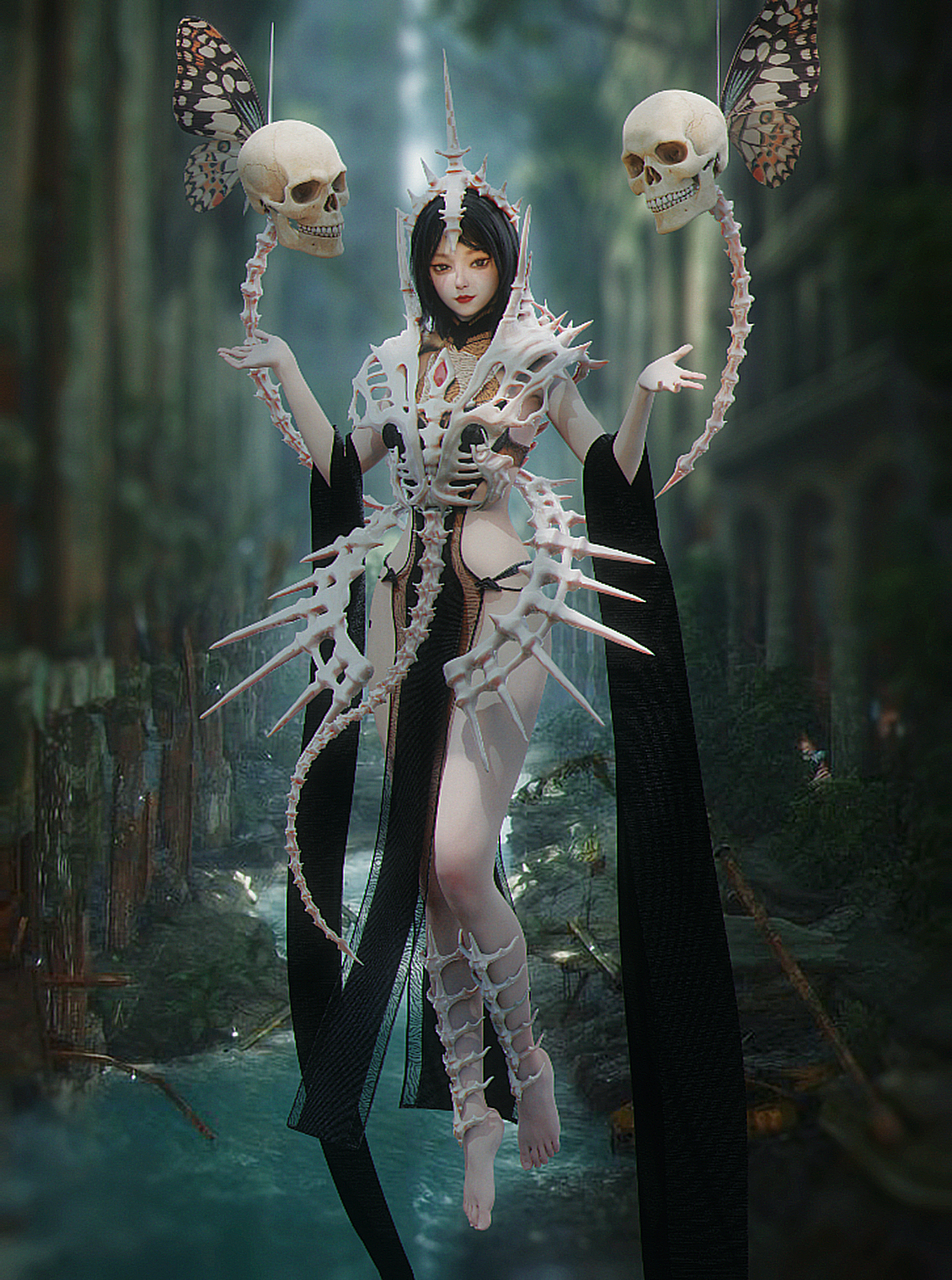 骨与花（图ZMjkxMTM3ODIw） - 人物/生物 - 站酷设计师瞬一y原创素材 - 站酷ZCOOL