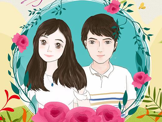 手绘人物头像（个人主页-ZMjgyNzM5Mjg=） - 商业插画 - 站酷设计师cathy晴原创素材 - 站酷ZCOOL