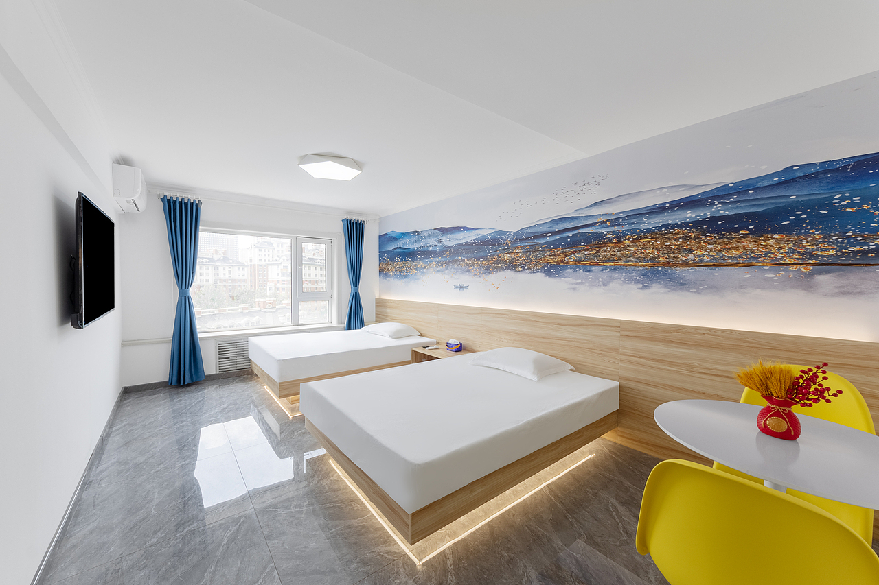 【电竞酒店拍摄】哈尔滨电竞酒店摄影|室内空间摄影