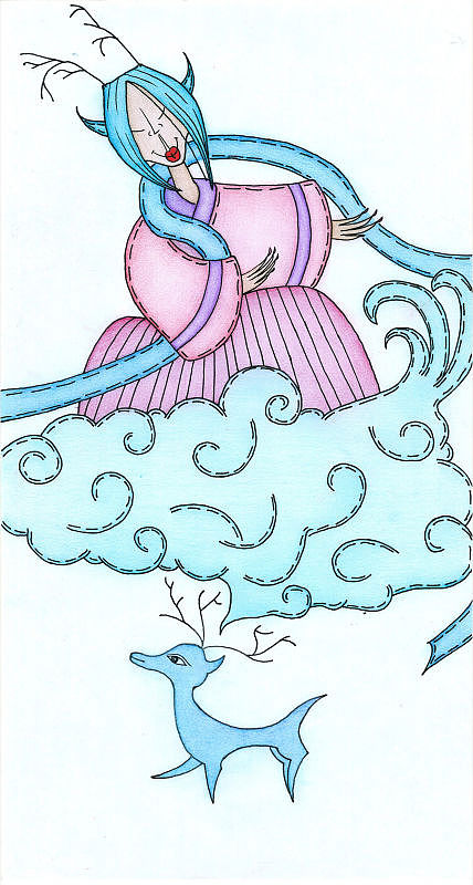 "奇兮"插画设计（图ZNjAwNjY4OTY=） - 概念设定 - 站酷设计师馒头铭原创素材 - 站酷ZCOOL