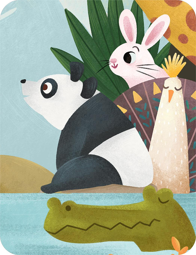 好多好多动物🐼（图ZMzM3NTcwNzk2） - 绘本 - 站酷设计师早安依依原创素材 - 站酷ZCOOL