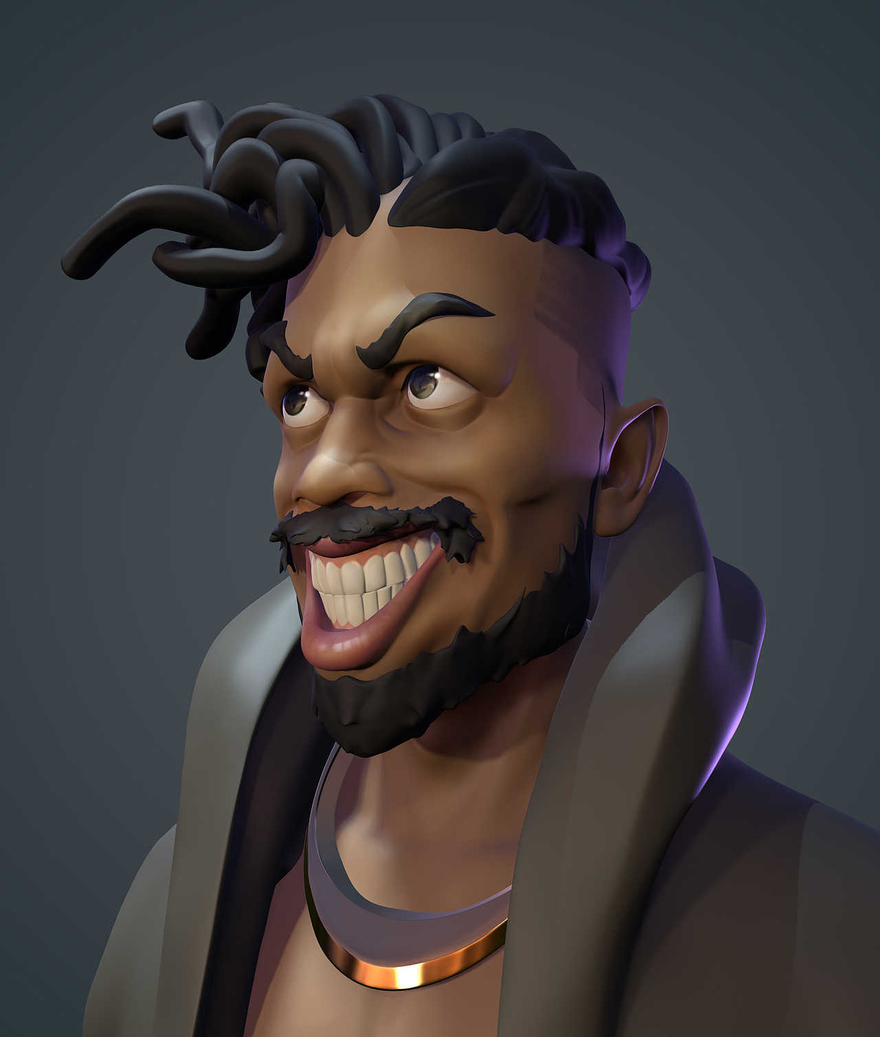 游戏3D角色建模学员作品展示（图ZMjM0MTE3OTky） - 人物/生物 - 站酷设计师CGRICE原创素材 - 站酷ZCOOL