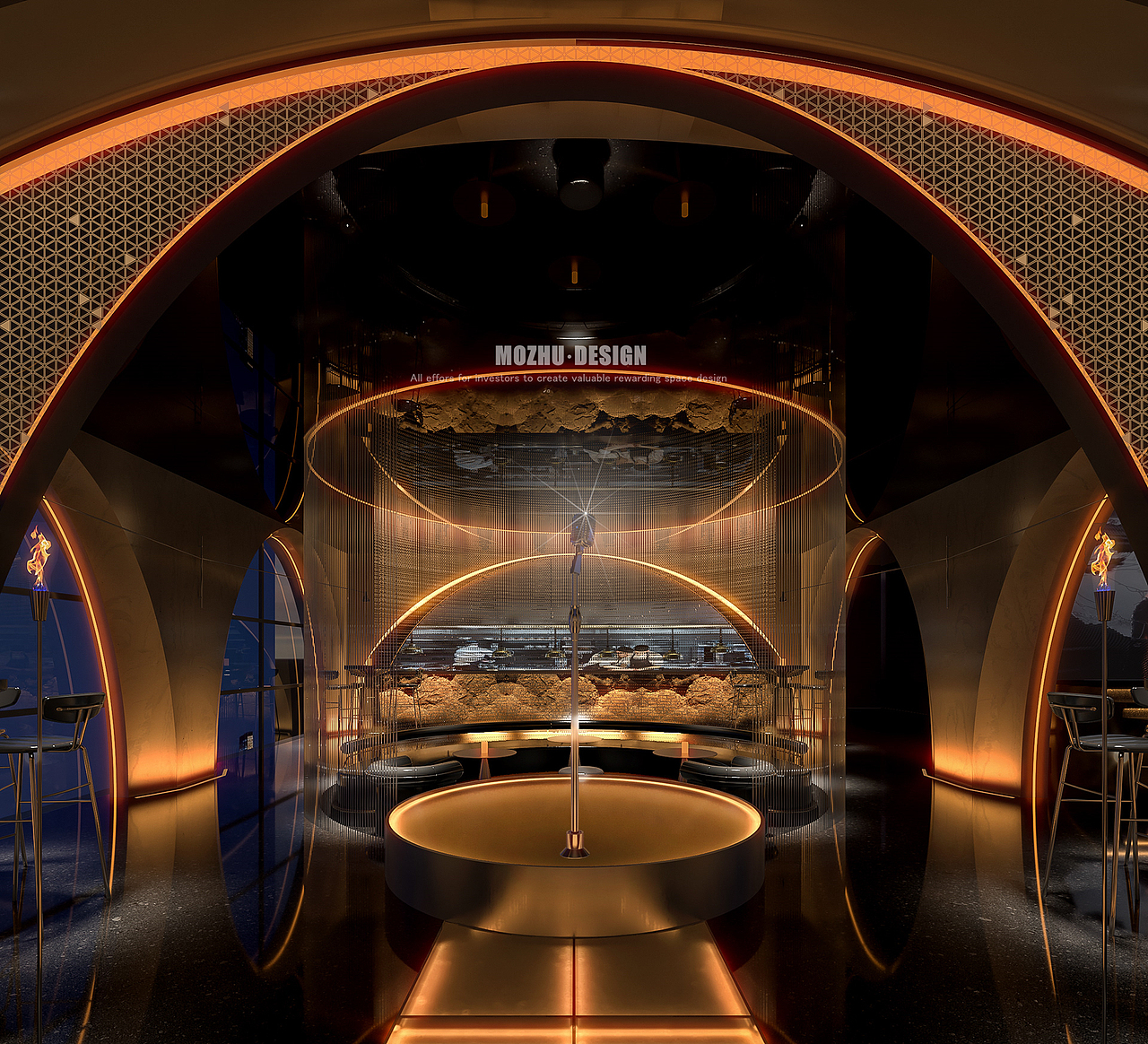 设计|高级感的威士忌酒吧设计|空间|商业空间设计|成都夜店酒吧设计