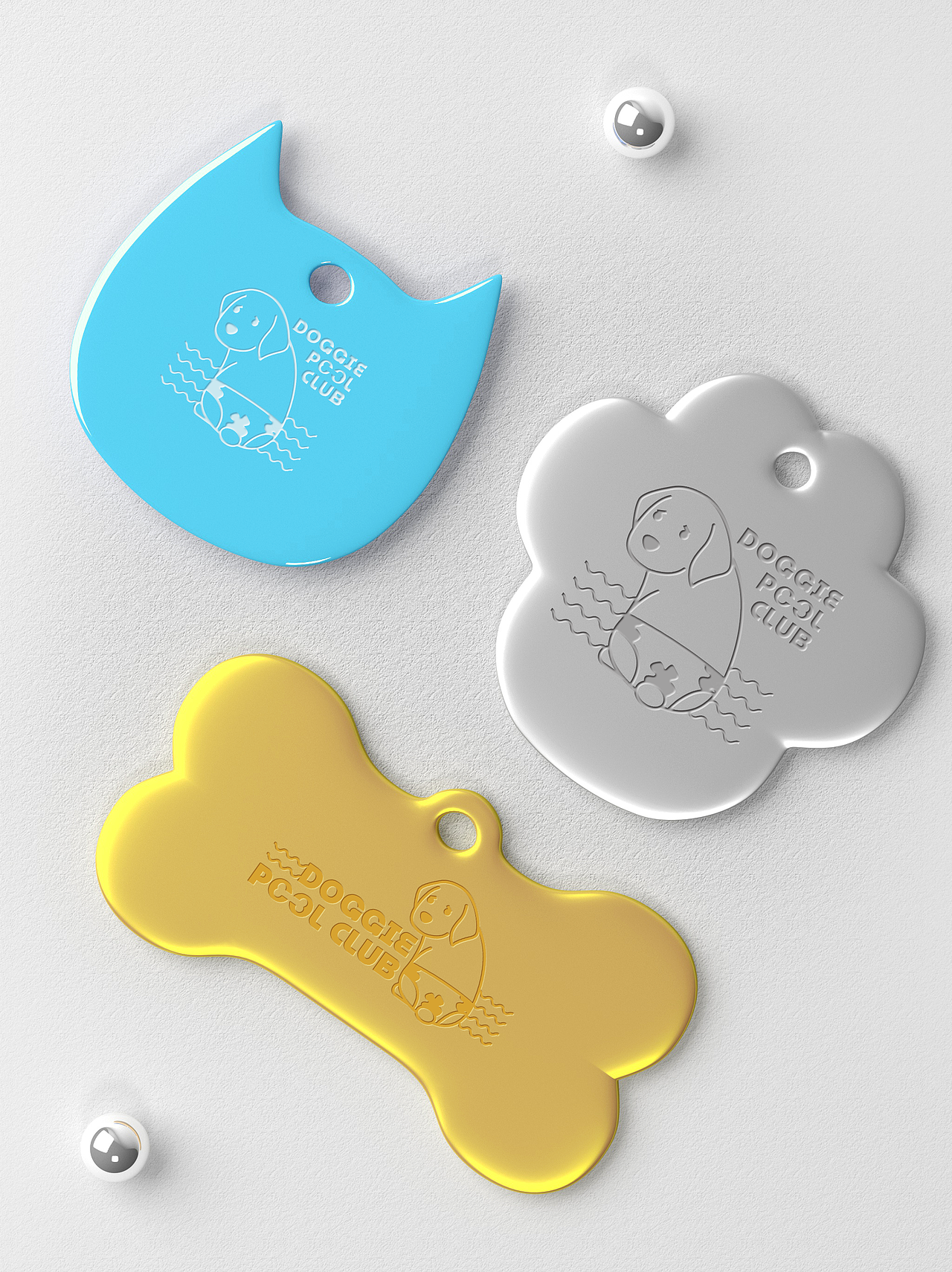 狗刨俱乐部x宠物生活馆LOGO设计