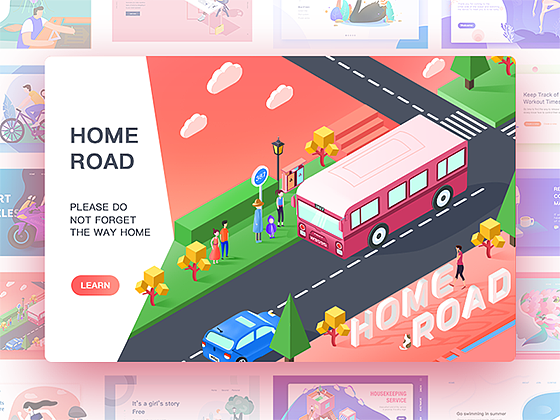 #大渔学院#学生作品-插画第二弹27发（图ZMTMyMTE1Njg4） - 门户网站 - 站酷设计师三宇一生原创素材 - 站酷ZCOOL