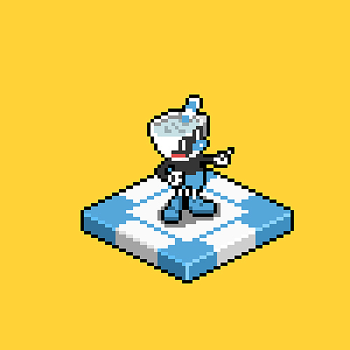 茶杯头像素画(2017)