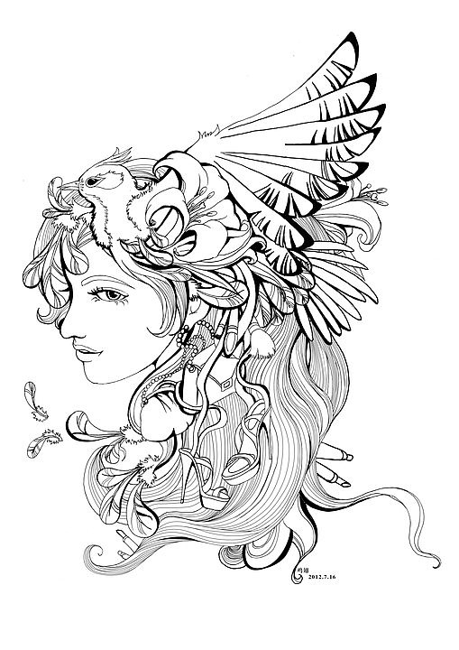 一些杂画（图ZMjM2ODAzNDg=） - 商业插画 - 站酷设计师LUCII鸡翼原创素材 - 站酷ZCOOL