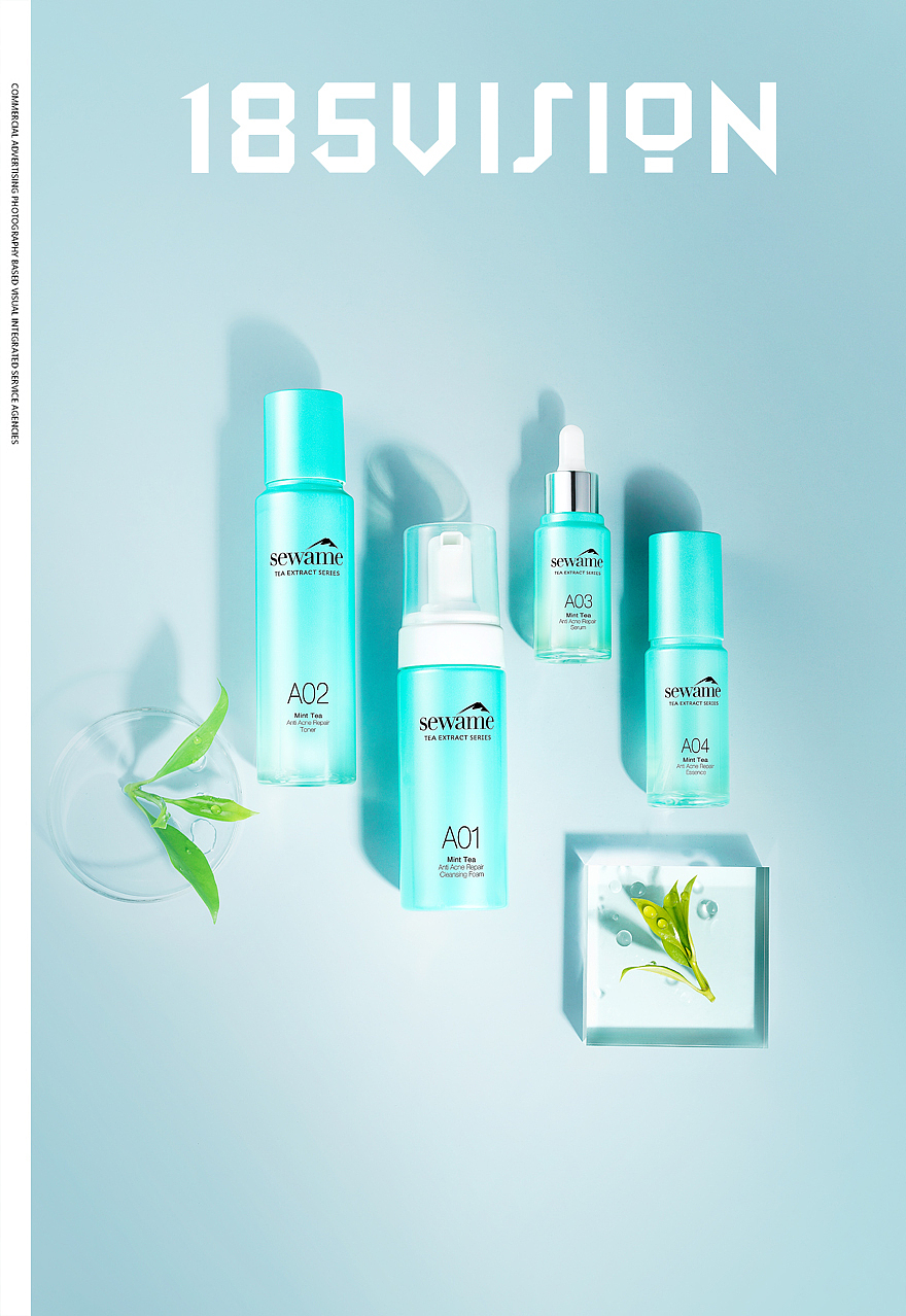 化妆品拍摄精修 护肤品场景摄影 产品摄影 创意摄影