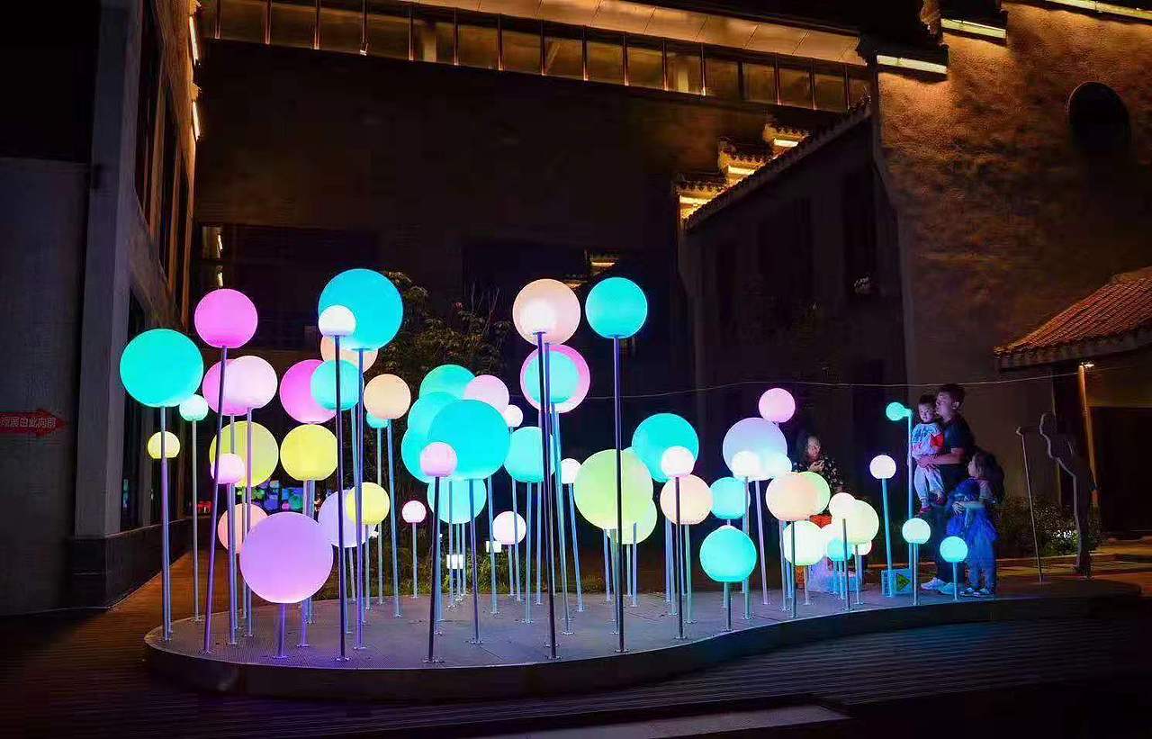 led呼吸之光吹气灯泡泡灯地插圆球灯感应互动道具厂家（图ZMjgzMDYyNzE2） - 其他 - 站酷设计师慧极光智能科技原创素材 - 站酷ZCOOL