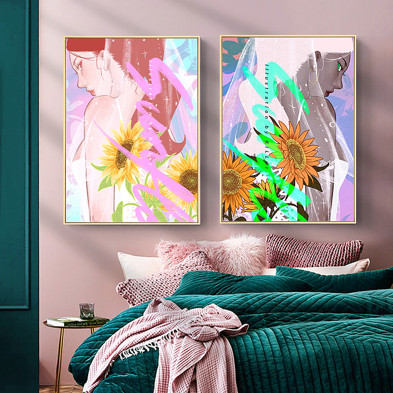 -SunFlower-（图ZMjY5MDI5Mzgw） - 新锐潮流插画 - 站酷设计师_KiLLer原创素材 - 站酷ZCOOL