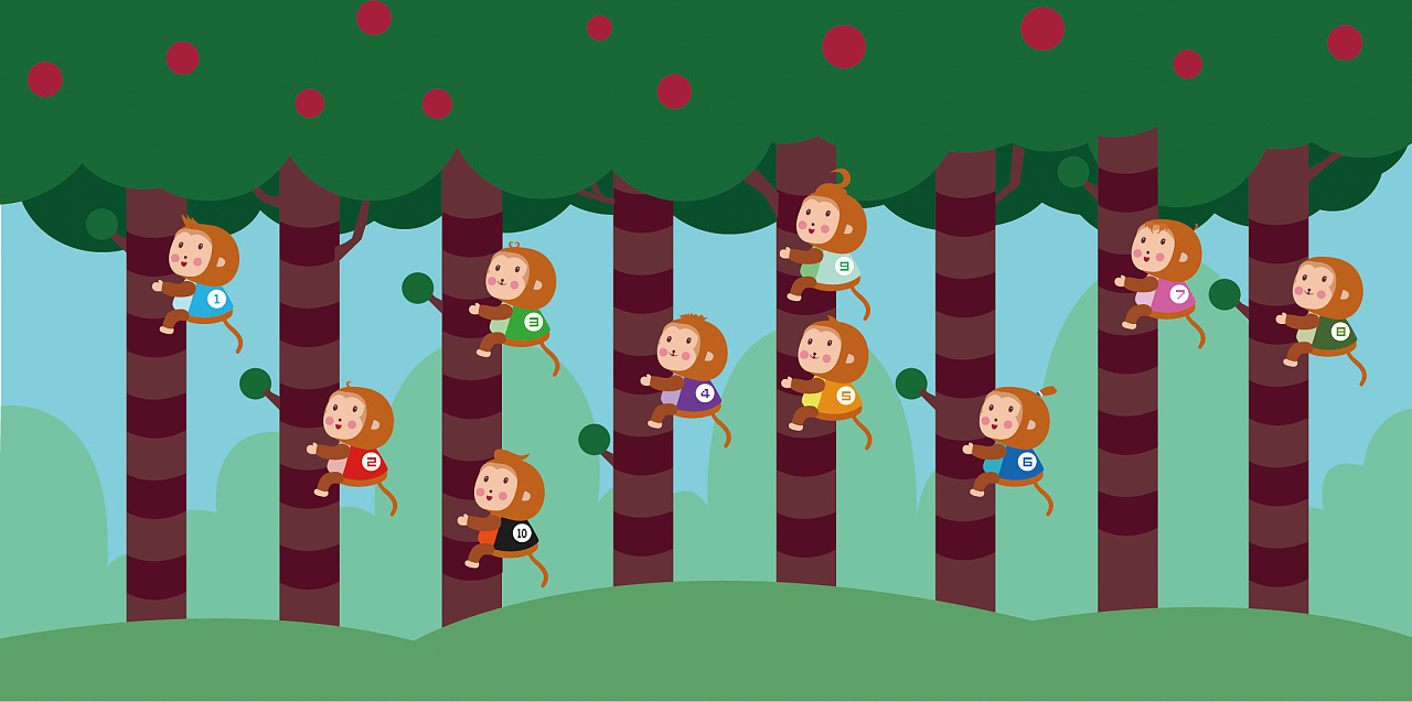 猴子爬树活动界面
