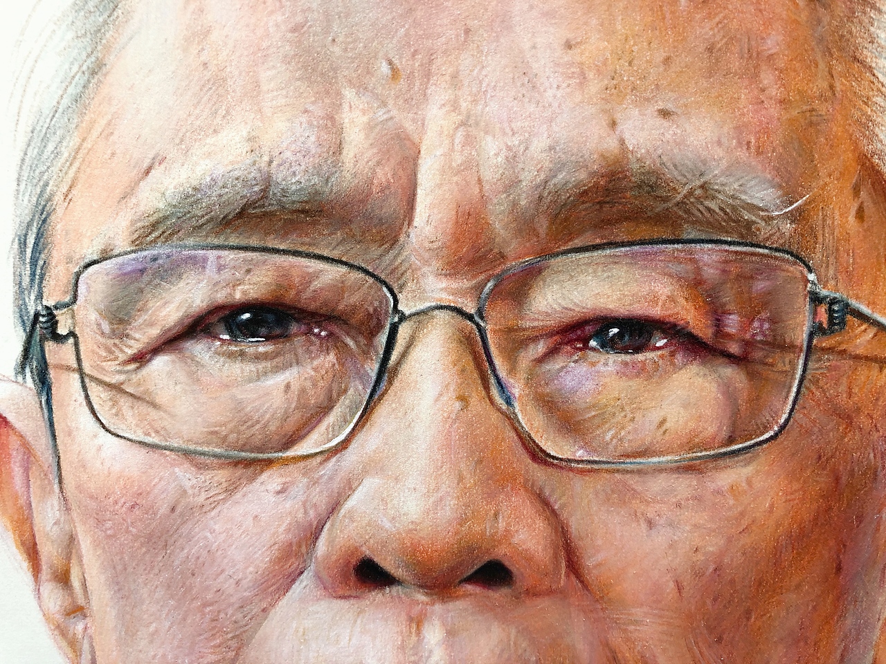 彩铅百人同绘《钟南山院士》（图ZMTk2MzExNjc2） - 绘画 - 站酷设计师大叔左右原创素材 - 站酷ZCOOL