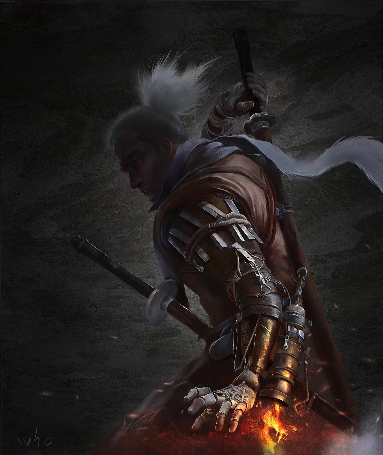 只狼同人|插画|创作习作|t_的cha - 原创作品 - 站酷 (zcool)