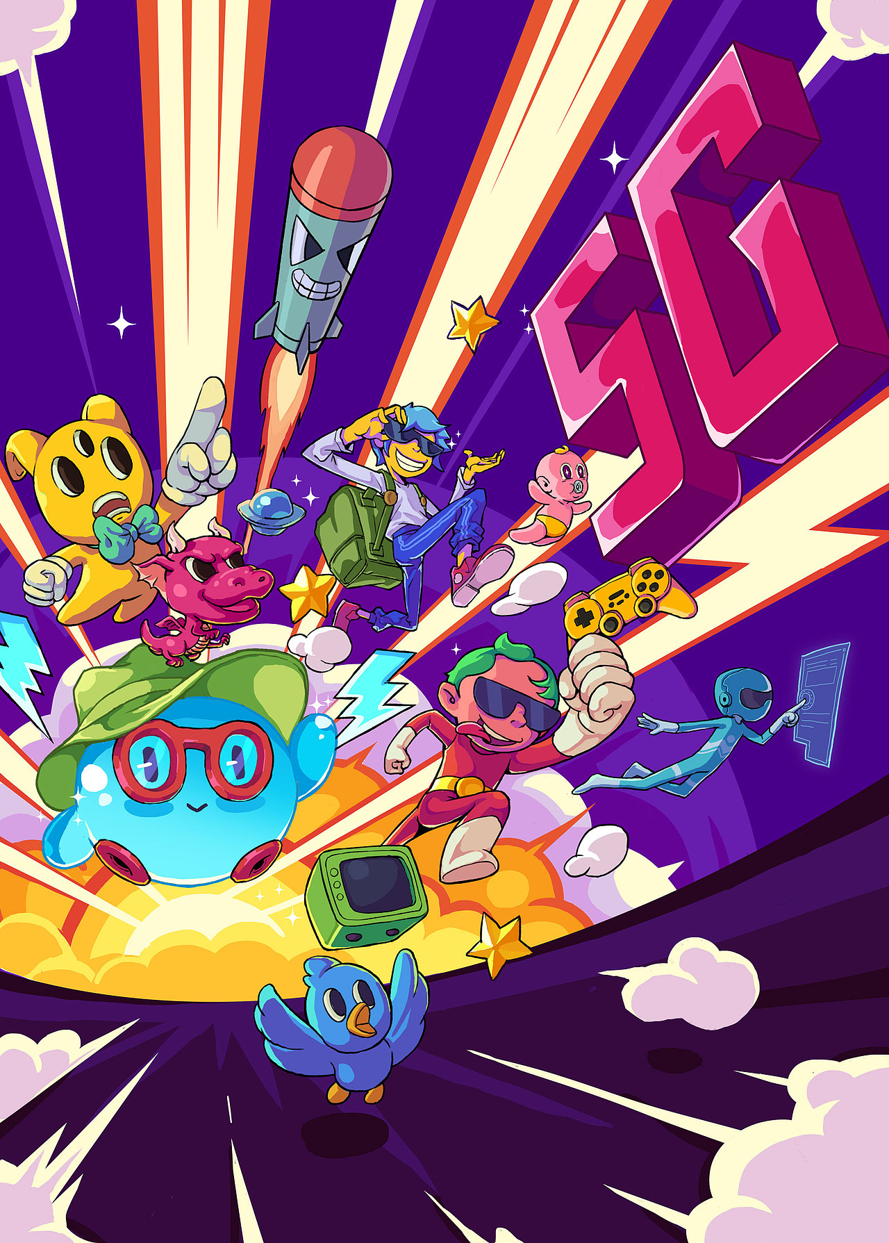 “骁龙”大爆炸（图ZMjQwODE0MDI0） - 海报 - 站酷设计师午夜掏心FM原创素材 - 站酷ZCOOL