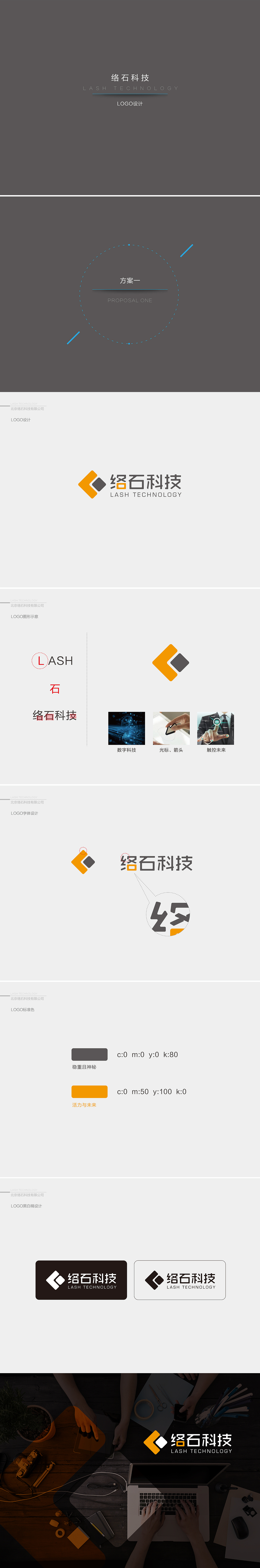 北京络石科技有限公司品牌logo设计