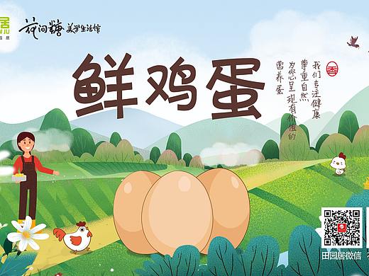 田园居&花间糖合作款鸡蛋包装