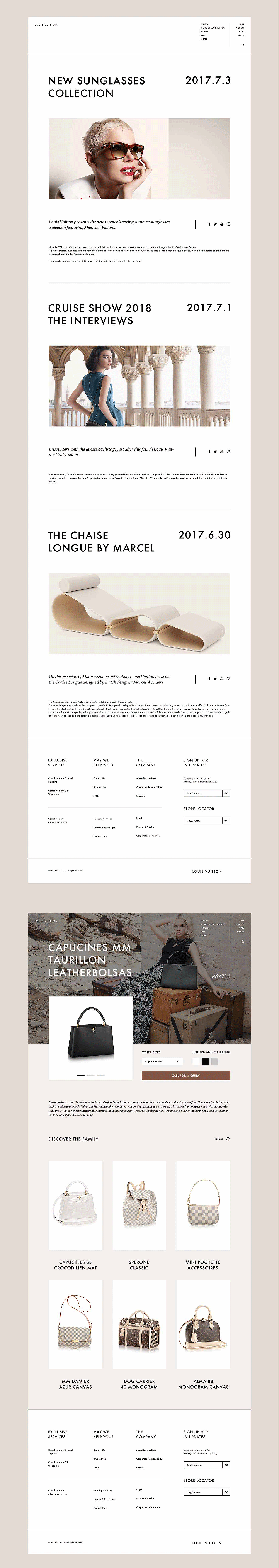 LOUIS VUITTON APP&WEB CONCEPT