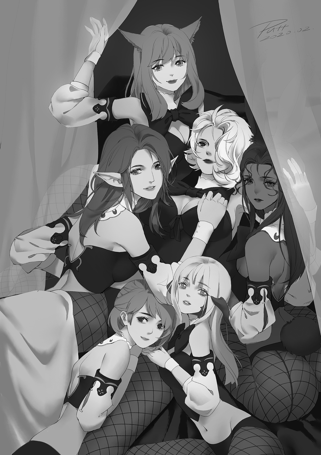 FF14同人｜板绘（图ZMjc3NjY0NTAw） - 创作习作 - 站酷设计师Puffpupu原创素材 - 站酷ZCOOL