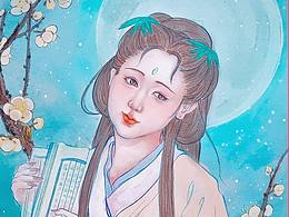 梅香疏影，暗香浮動。