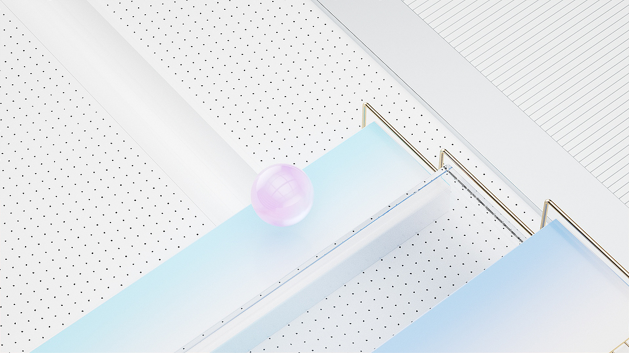 三维动画 | 渐变小球运动短片