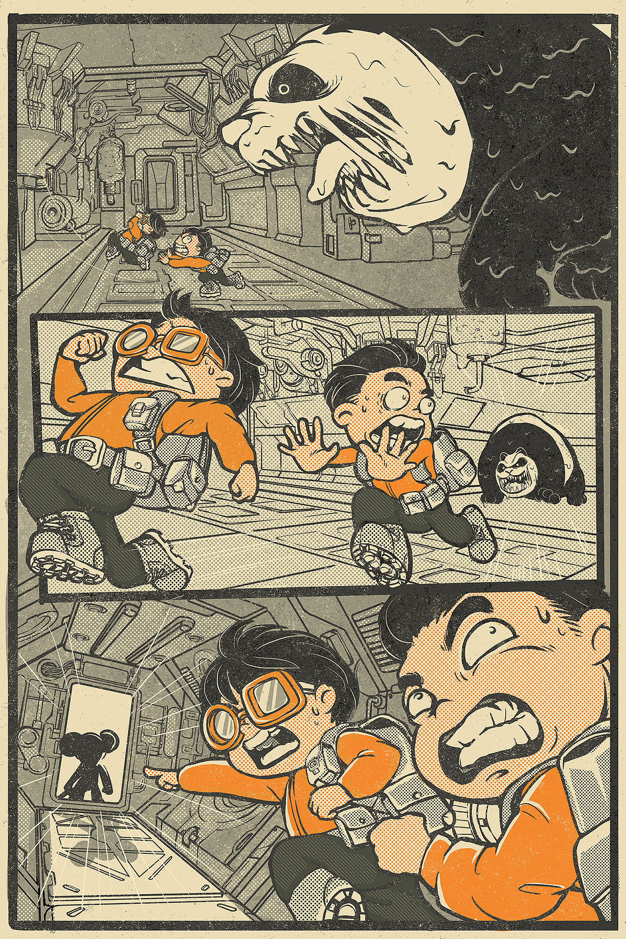 黑猪漫画 × 未来宝贝 - 坏熊猫 PART1