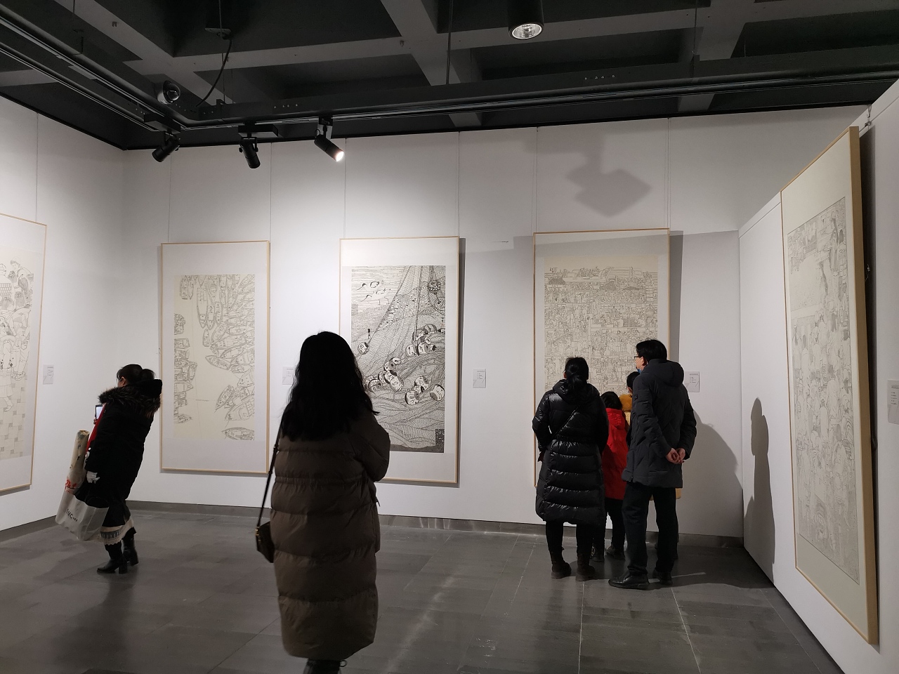 方艙-全國第六屆中國畫線描藝術展展出