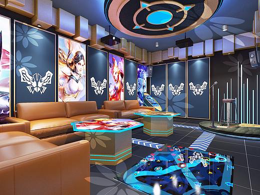 王者荣耀主题KTV包厢（个人主页-ZMjQ0MDIxMDg=） - 家装设计 - 站酷设计师龚圣娇原创素材 - 站酷ZCOOL
