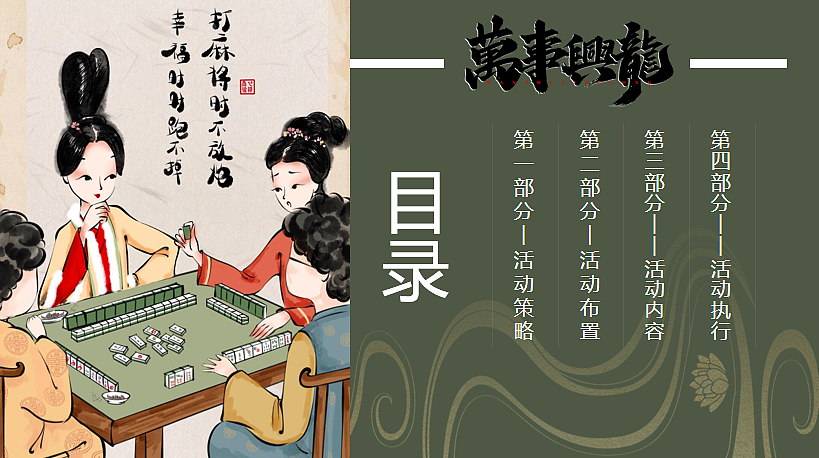 2024新春国潮计划春节麻将雀圣大赛暖场活动方案-38P